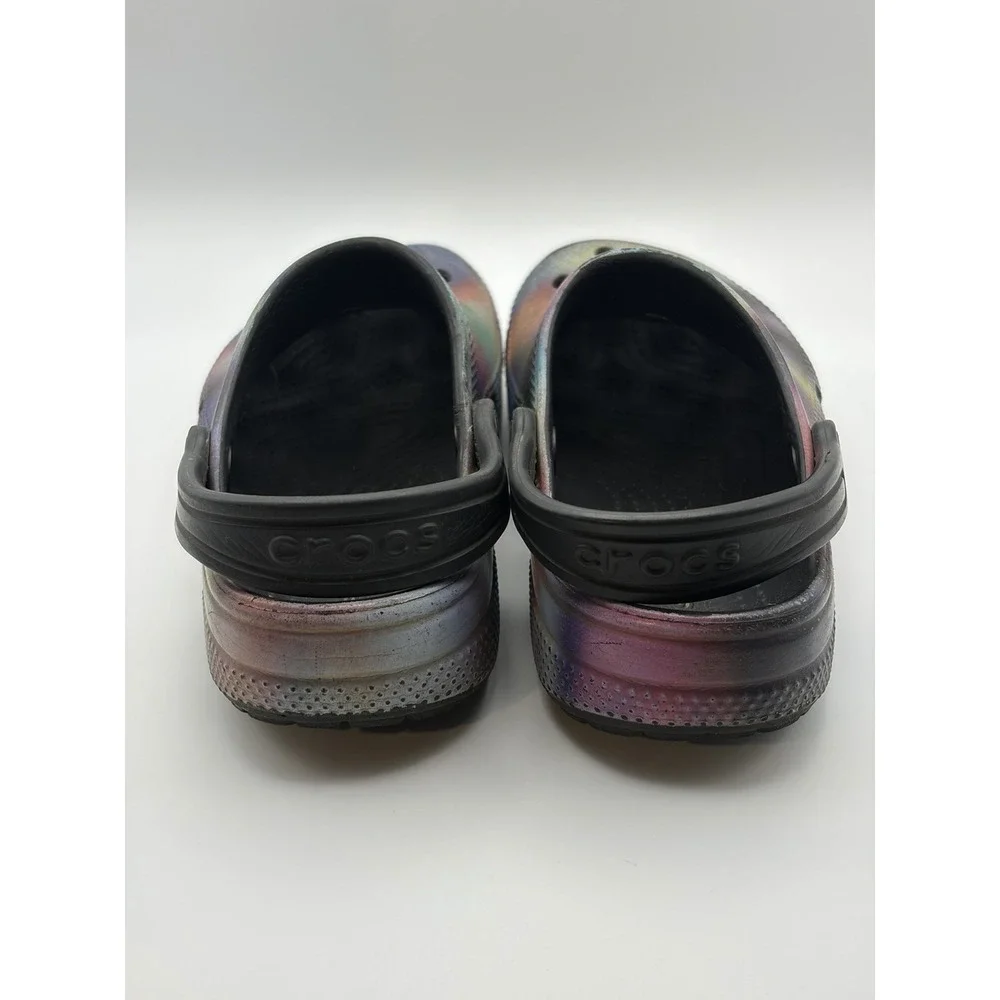Crocs Classic Solar Rainbow Tie Dye Clogs Youth C 12